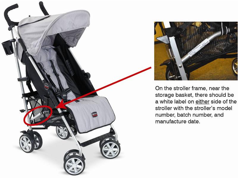 Britax store stroller frame